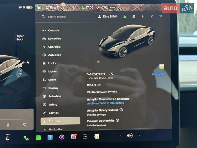 Черный Тесла Модель 3, объемом двигателя 0 л и пробегом 167 тыс. км за 15500 $, фото 22 на Automoto.ua