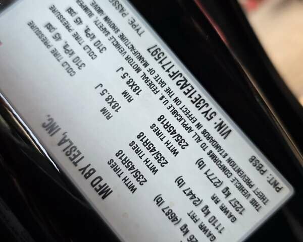 Чорний Тесла Модель 3, об'ємом двигуна 0 л та пробігом 140 тис. км за 14800 $, фото 17 на Automoto.ua