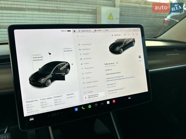 Черный Тесла Модель 3, объемом двигателя 0 л и пробегом 75 тыс. км за 15899 $, фото 6 на Automoto.ua