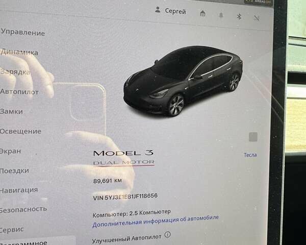 Черный Тесла Модель 3, объемом двигателя 0 л и пробегом 80 тыс. км за 19000 $, фото 4 на Automoto.ua