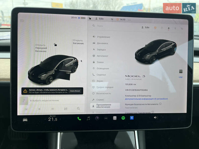 Чорний Тесла Модель 3, об'ємом двигуна 0 л та пробігом 120 тис. км за 14700 $, фото 14 на Automoto.ua