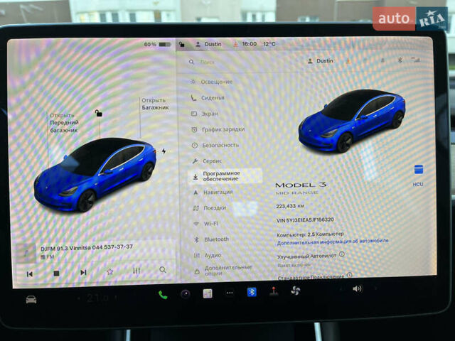 Черный Тесла Модель 3, объемом двигателя 0 л и пробегом 223 тыс. км за 15200 $, фото 29 на Automoto.ua