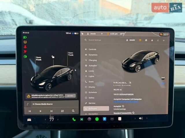 Черный Тесла Модель 3, объемом двигателя 0 л и пробегом 159 тыс. км за 11900 $, фото 11 на Automoto.ua