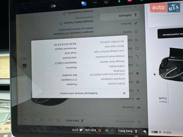 Черный Тесла Модель 3, объемом двигателя 0 л и пробегом 143 тыс. км за 14200 $, фото 12 на Automoto.ua