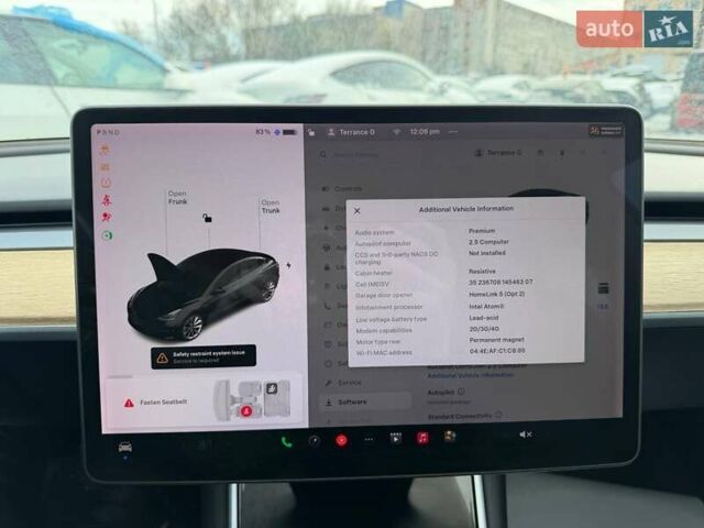 Черный Тесла Модель 3, объемом двигателя 0 л и пробегом 158 тыс. км за 11300 $, фото 9 на Automoto.ua