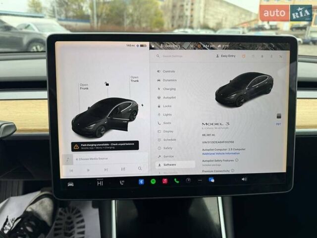 Черный Тесла Модель 3, объемом двигателя 0 л и пробегом 143 тыс. км за 14200 $, фото 14 на Automoto.ua