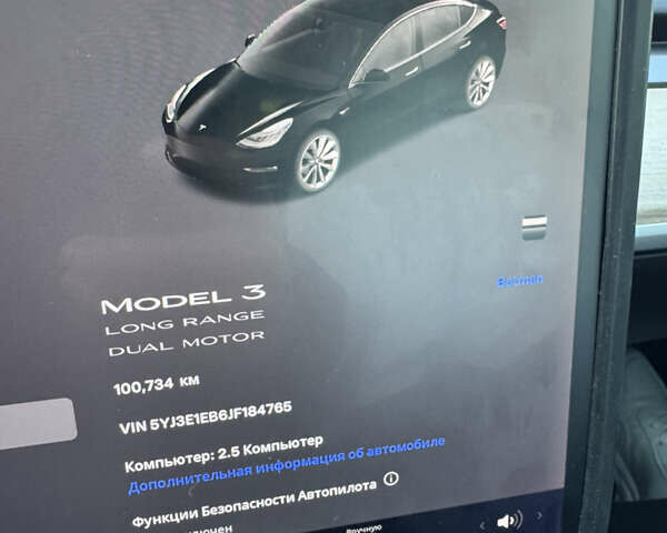 Черный Тесла Модель 3, объемом двигателя 0 л и пробегом 99 тыс. км за 17000 $, фото 11 на Automoto.ua