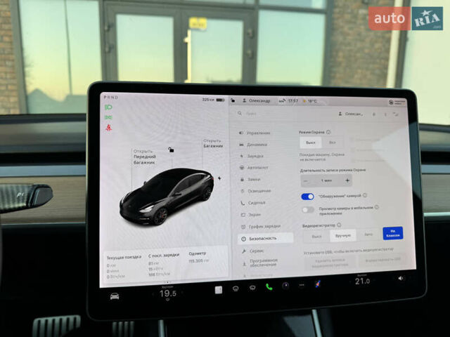 Чорний Тесла Модель 3, об'ємом двигуна 0 л та пробігом 117 тис. км за 18999 $, фото 88 на Automoto.ua