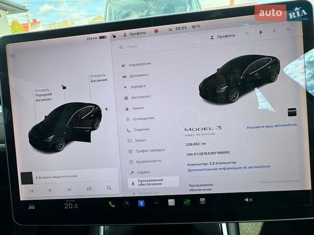 Черный Тесла Модель 3, объемом двигателя 0 л и пробегом 236 тыс. км за 13999 $, фото 8 на Automoto.ua