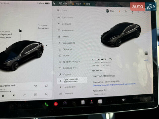 Тесла Модель 3 2019 в Нововолынск на Automoto.ua Черный Тесла Модель 3, объемом двигателя 0 л и пробегом 151 тыс. км за 16500 $, фото 15 на Automoto.ua