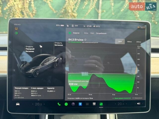 Черный Тесла Модель 3, объемом двигателя 0 л и пробегом 110 тыс. км за 15300 $, фото 27 на Automoto.ua