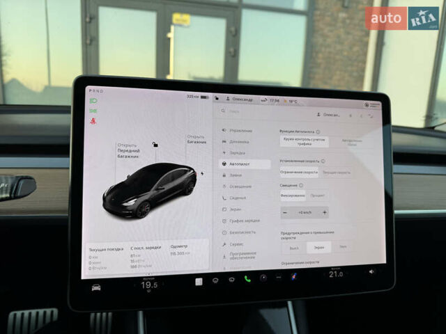 Чорний Тесла Модель 3, об'ємом двигуна 0 л та пробігом 117 тис. км за 18999 $, фото 86 на Automoto.ua