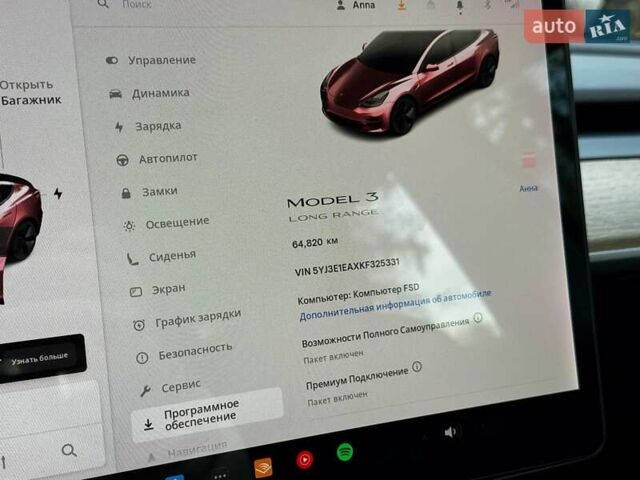 Черный Тесла Модель 3, объемом двигателя 0 л и пробегом 65 тыс. км за 25390 $, фото 18 на Automoto.ua