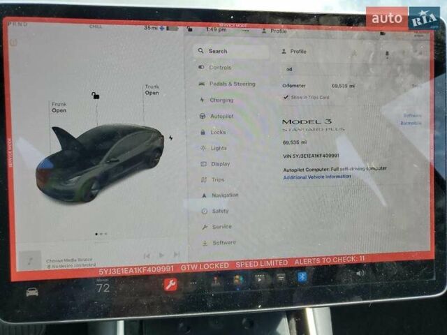 Чорний Тесла Модель 3, об'ємом двигуна 0 л та пробігом 112 тис. км за 2900 $, фото 8 на Automoto.ua