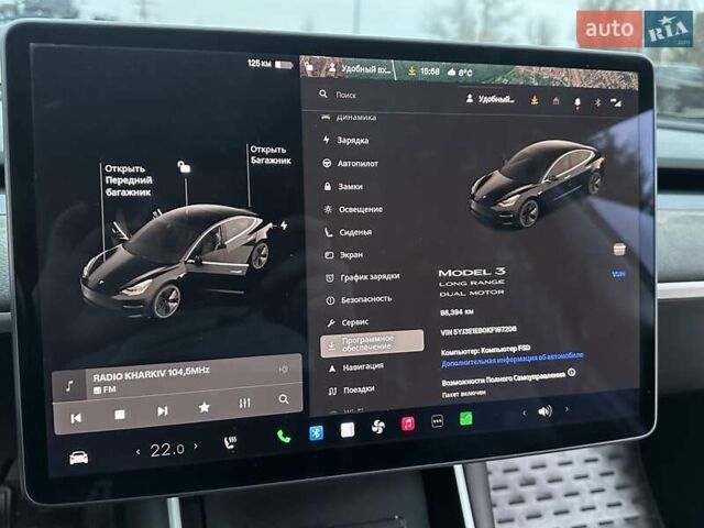 Чорний Тесла Модель 3, об'ємом двигуна 0 л та пробігом 98 тис. км за 16600 $, фото 12 на Automoto.ua