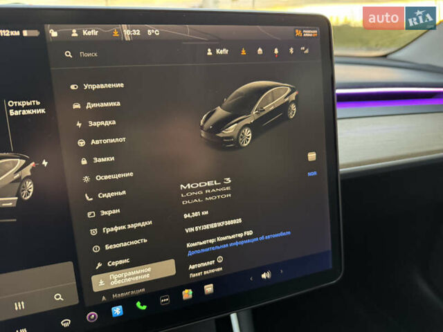 Черный Тесла Модель 3, объемом двигателя 0 л и пробегом 98 тыс. км за 17900 $, фото 13 на Automoto.ua
