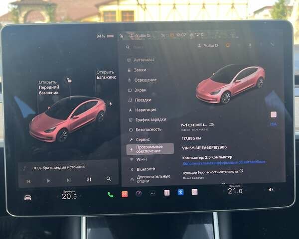 Черный Тесла Модель 3, объемом двигателя 0 л и пробегом 131 тыс. км за 13900 $, фото 3 на Automoto.ua
