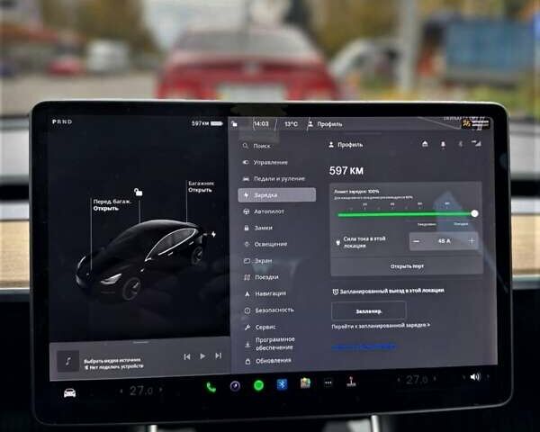 Черный Тесла Модель 3, объемом двигателя 0 л и пробегом 71 тыс. км за 19800 $, фото 5 на Automoto.ua