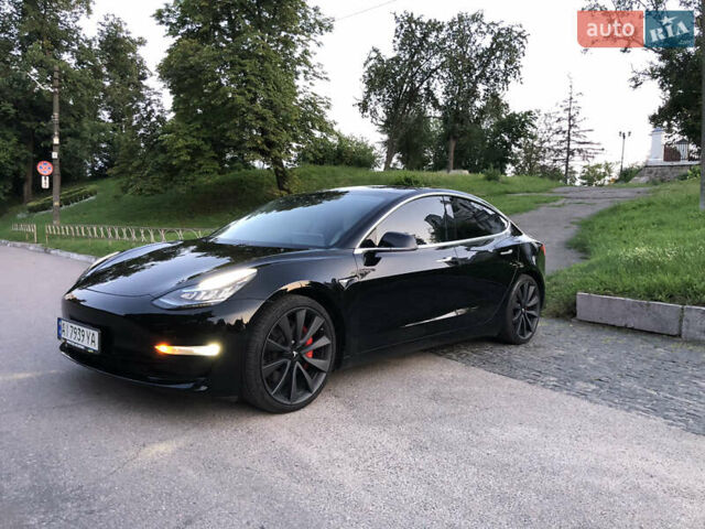 Черный Тесла Модель 3, объемом двигателя 0 л и пробегом 109 тыс. км за 21000 $, фото 2 на Automoto.ua