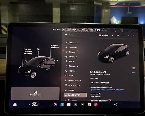 Черный Тесла Модель 3, объемом двигателя 0 л и пробегом 90 тыс. км за 18500 $, фото 26 на Automoto.ua