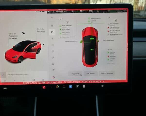 Чорний Тесла Модель 3, об'ємом двигуна 0 л та пробігом 201 тис. км за 12100 $, фото 13 на Automoto.ua