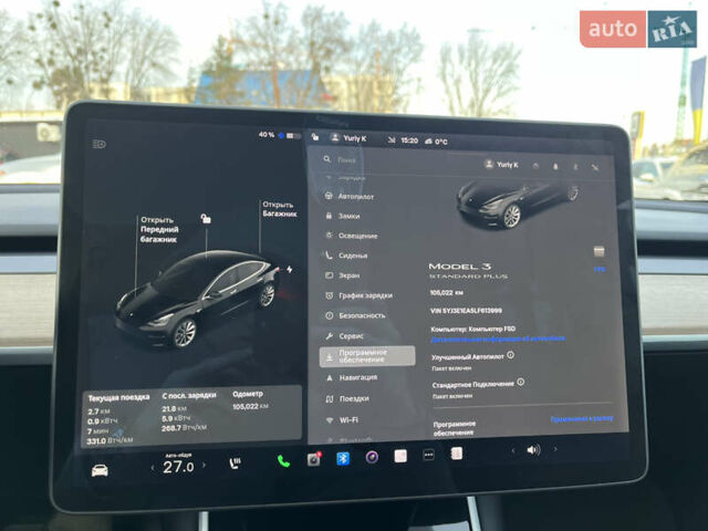 Черный Тесла Модель 3, объемом двигателя 0 л и пробегом 105 тыс. км за 15700 $, фото 16 на Automoto.ua