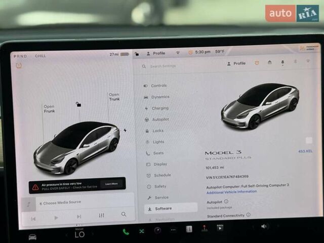 Черный Тесла Модель 3, объемом двигателя 0 л и пробегом 163 тыс. км за 13300 $, фото 7 на Automoto.ua