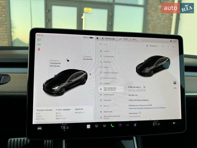 Чорний Тесла Модель 3, об'ємом двигуна 0 л та пробігом 117 тис. км за 18999 $, фото 90 на Automoto.ua