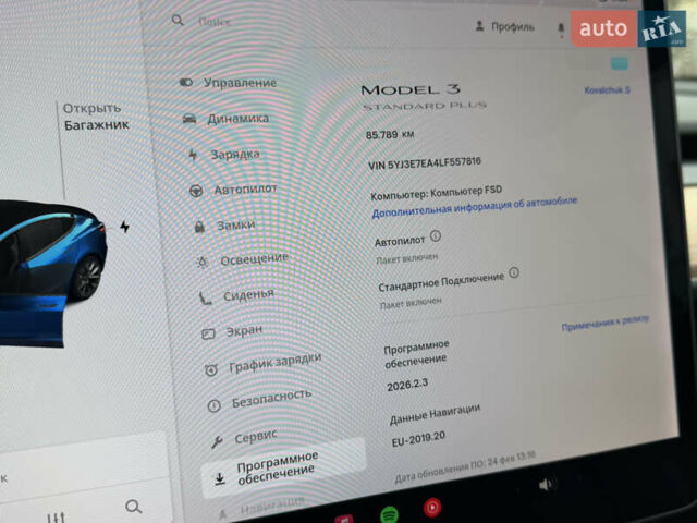 Чорний Тесла Модель 3, об'ємом двигуна 0 л та пробігом 85 тис. км за 12499 $, фото 17 на Automoto.ua