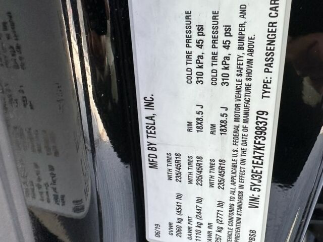 Черный Тесла Модель 3, объемом двигателя 0 л и пробегом 176 тыс. км за 14000 $, фото 8 на Automoto.ua