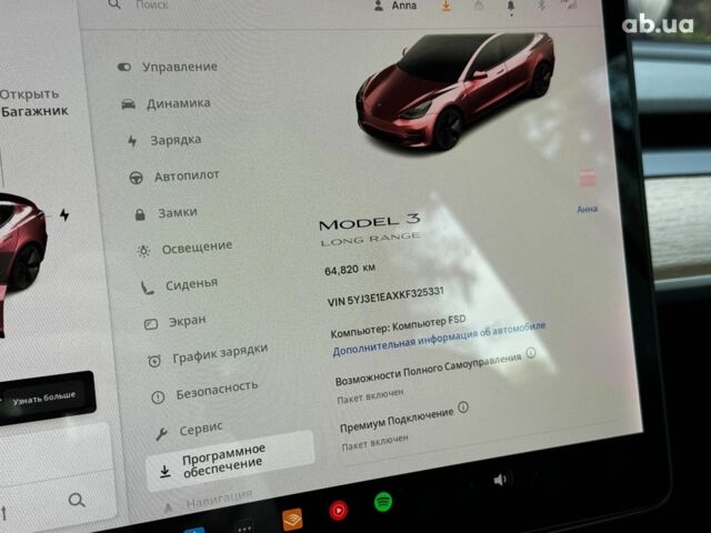 Черный Тесла Модель 3, объемом двигателя 0 л и пробегом 65 тыс. км за 25390 $, фото 16 на Automoto.ua