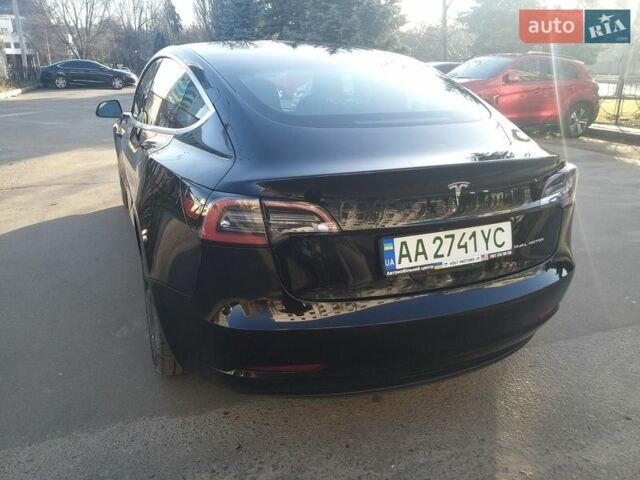 Черный Тесла Модель 3, объемом двигателя 0 л и пробегом 46 тыс. км за 17950 $, фото 1 на Automoto.ua