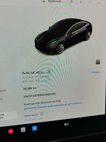 Черный Тесла Модель 3, объемом двигателя 0 л и пробегом 36 тыс. км за 19800 $, фото 3 на Automoto.ua