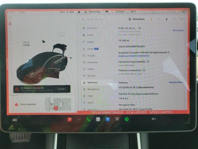 Черный Тесла Модель 3, объемом двигателя 0 л и пробегом 128 тыс. км за 13200 $, фото 5 на Automoto.ua