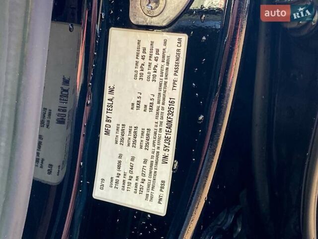 Черный Тесла Модель 3, объемом двигателя 0 л и пробегом 113 тыс. км за 18500 $, фото 25 на Automoto.ua