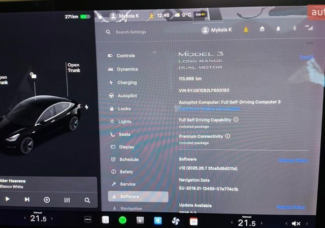Черный Тесла Модель 3, объемом двигателя 0 л и пробегом 113 тыс. км за 19700 $, фото 11 на Automoto.ua