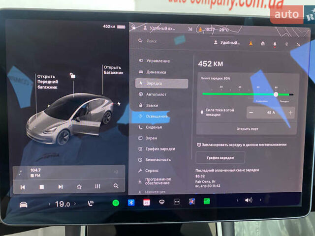 Тесла Модель 3 2020 у Львові на Automoto.ua Чорний Тесла Модель 3, об'ємом двигуна 0 л та пробігом 50 тис. км за 21950 $, фото 23 на Automoto.ua