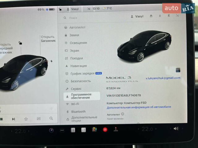 Чорний Тесла Модель 3, об'ємом двигуна 0 л та пробігом 68 тис. км за 17000 $, фото 11 на Automoto.ua
