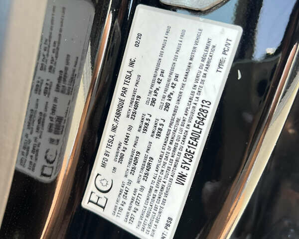 Тесла Модель 3 2020 у Івано-Франківську на Automoto.ua Чорний Тесла Модель 3, об'ємом двигуна 0 л та пробігом 25 тис. км за 18850 $, фото 13 на Automoto.ua