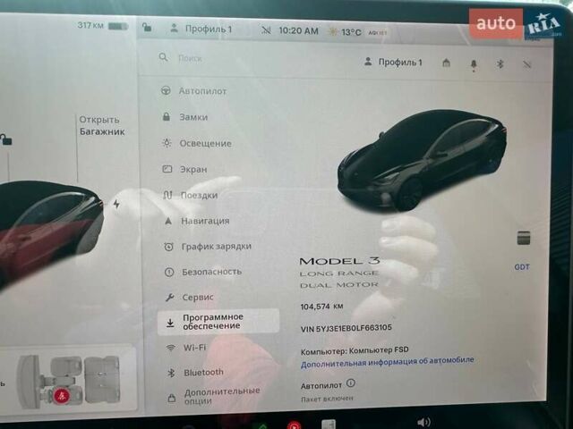 Черный Тесла Модель 3, объемом двигателя 0 л и пробегом 108 тыс. км за 19500 $, фото 10 на Automoto.ua