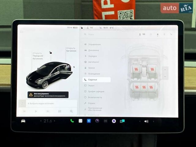 Черный Тесла Модель 3, объемом двигателя 0 л и пробегом 111 тыс. км за 19500 $, фото 19 на Automoto.ua