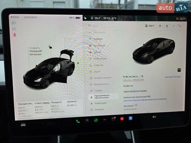 Чорний Тесла Модель 3, об'ємом двигуна 0 л та пробігом 91 тис. км за 21700 $, фото 21 на Automoto.ua