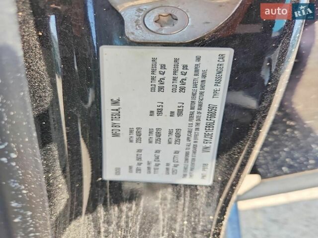 Чорний Тесла Модель 3, об'ємом двигуна 0 л та пробігом 100 тис. км за 5000 $, фото 11 на Automoto.ua