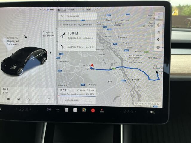 Чорний Тесла Модель 3, об'ємом двигуна 0 л та пробігом 68 тис. км за 16628 $, фото 5 на Automoto.ua
