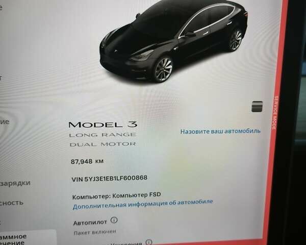 Чорний Тесла Модель 3, об'ємом двигуна 0 л та пробігом 88 тис. км за 18500 $, фото 16 на Automoto.ua