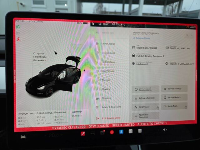 Чорний Тесла Модель 3, об'ємом двигуна 0 л та пробігом 91 тис. км за 20900 $, фото 21 на Automoto.ua