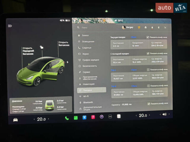 Чорний Тесла Модель 3, об'ємом двигуна 0 л та пробігом 82 тис. км за 19999 $, фото 25 на Automoto.ua