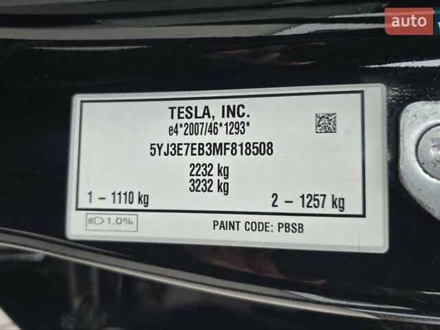 Чорний Тесла Модель 3, об'ємом двигуна 0 л та пробігом 152 тис. км за 21999 $, фото 8 на Automoto.ua