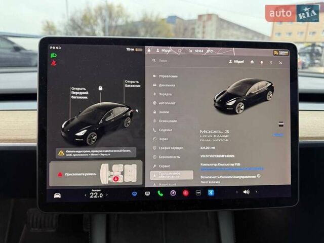 Чорний Тесла Модель 3, об'ємом двигуна 0 л та пробігом 321 тис. км за 14500 $, фото 22 на Automoto.ua