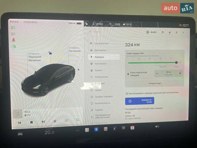 Чорний Тесла Модель 3, об'ємом двигуна 0 л та пробігом 85 тис. км за 19300 $, фото 14 на Automoto.ua